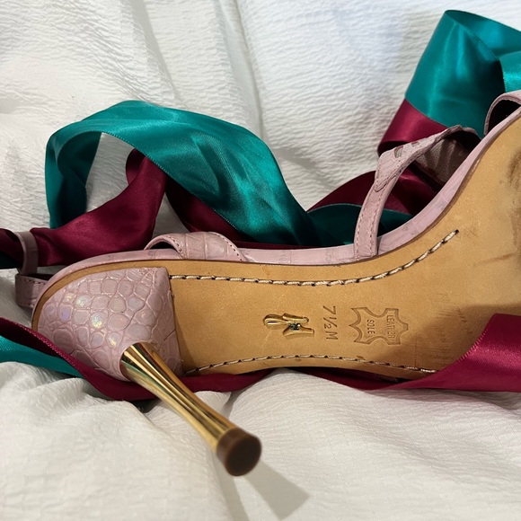 J Vincent Leather Butterfly Ribbon tie shoes - Picture 5 of 5